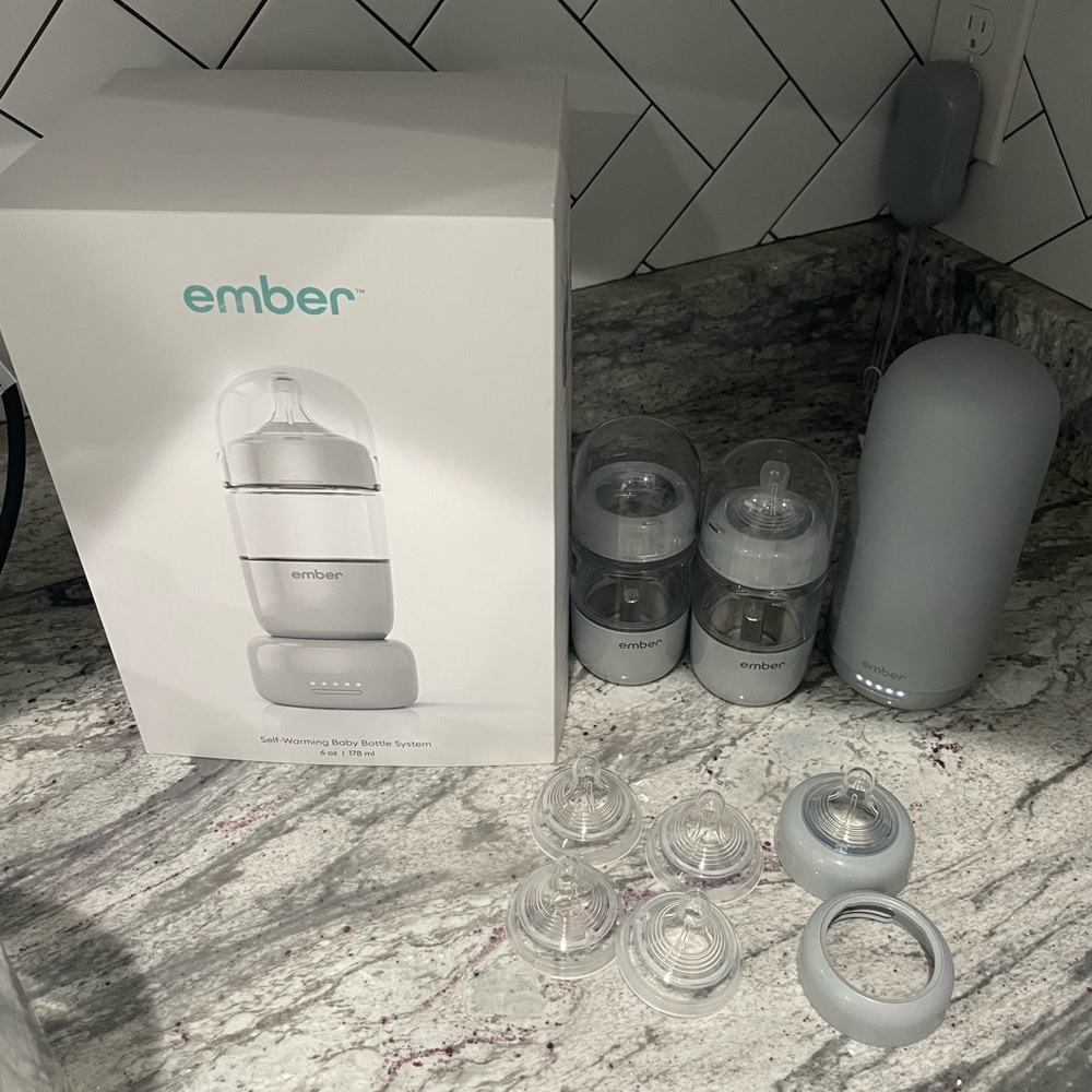 Ember Gray Baby Bottle System